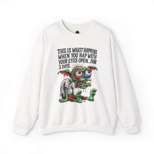 Open Nap Zombie Creature Crewneck